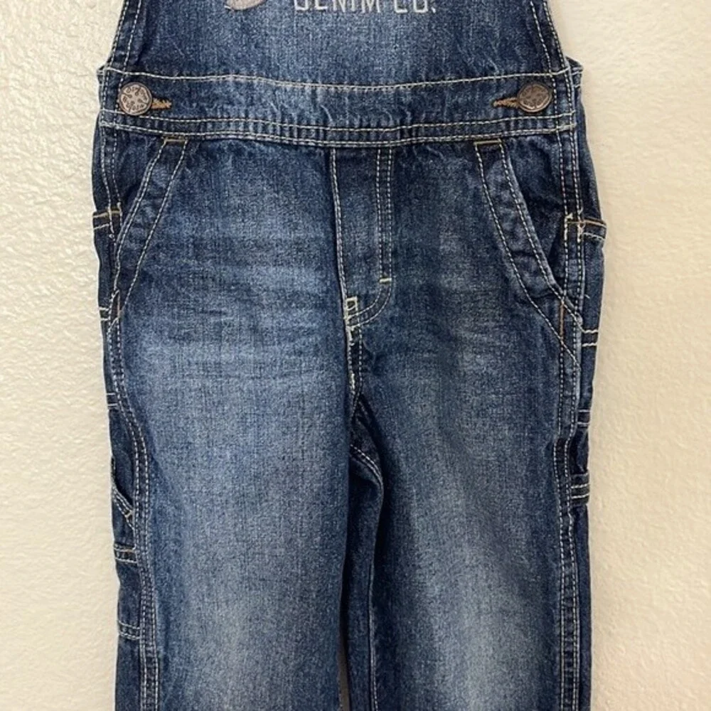 OshKosh B'Gosh Denim Toddler Overalls Jeans 2T